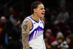 ESPN记者：爵士后卫基昂特&middot;乔治右腿筋二级拉伤 两周后复查