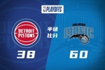 黑八在望！魔术半场领先活塞22分 贝恩15分 班凯罗10+4+4