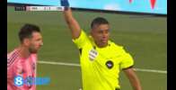 梅西抗议染黄!法尔肯推人送点,迈阿密3-0领先后连丢3球遭扳平!